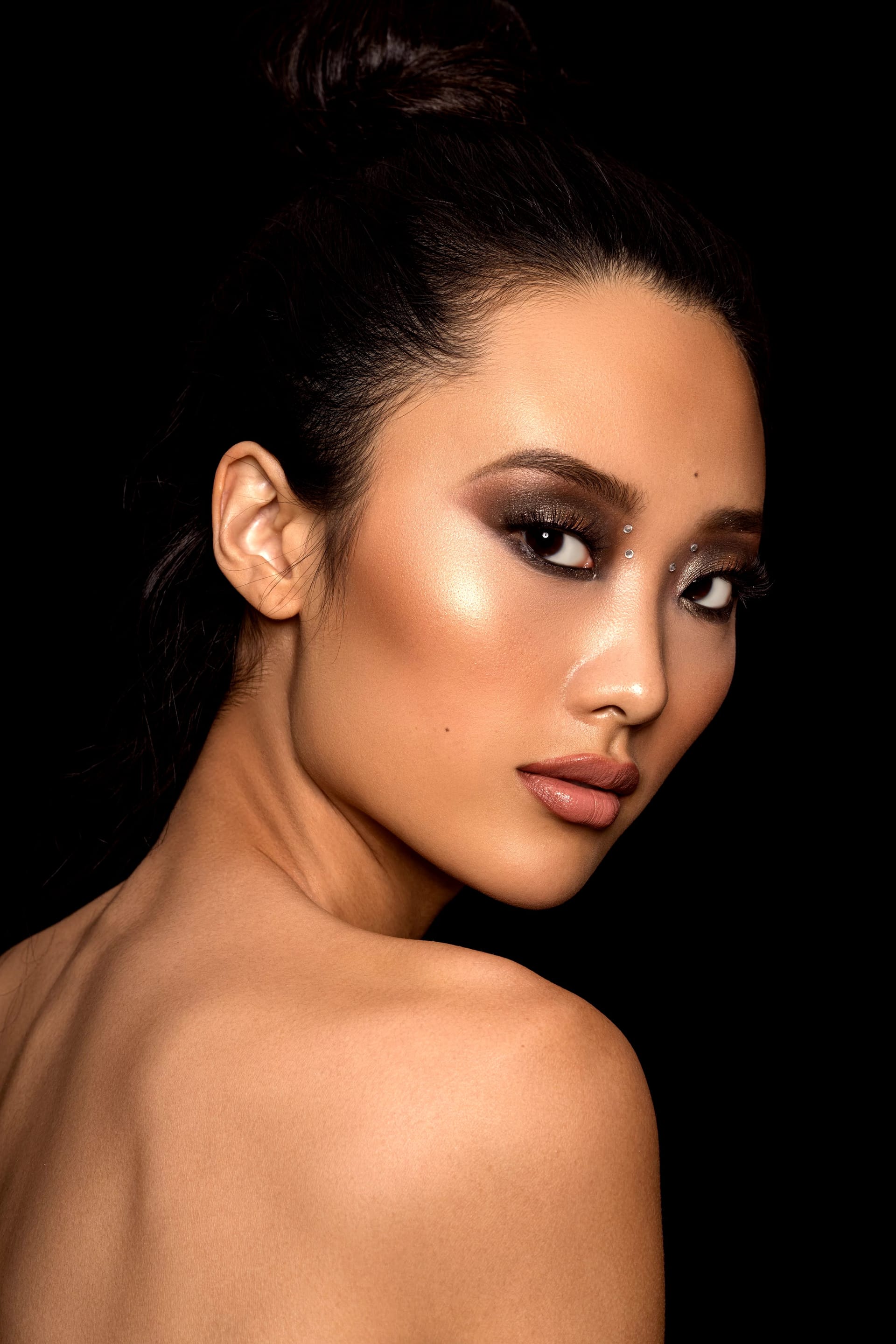 Beauty makeup portrait