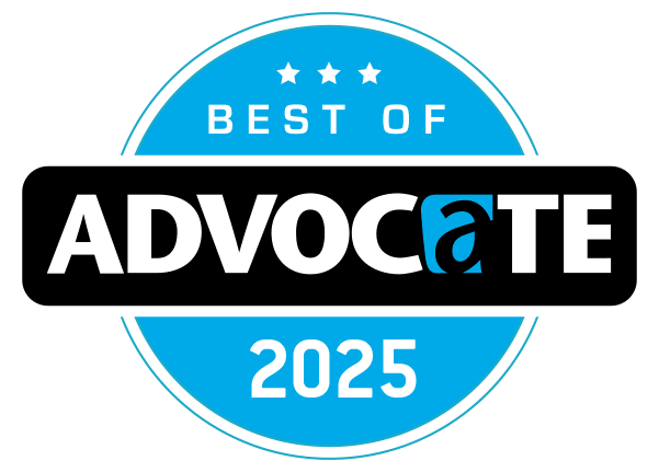 Advocate Magazine Best of 2025 winner