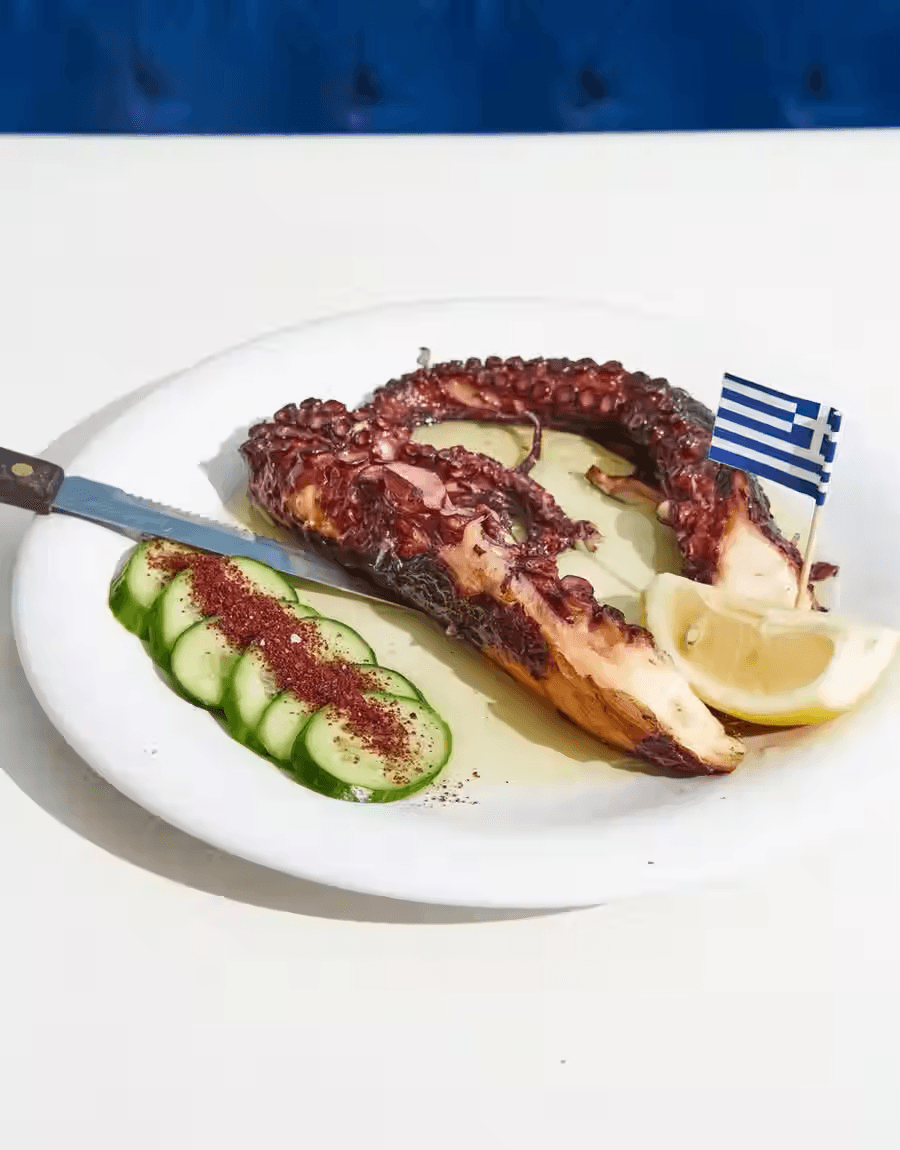 Chargrilled octopus