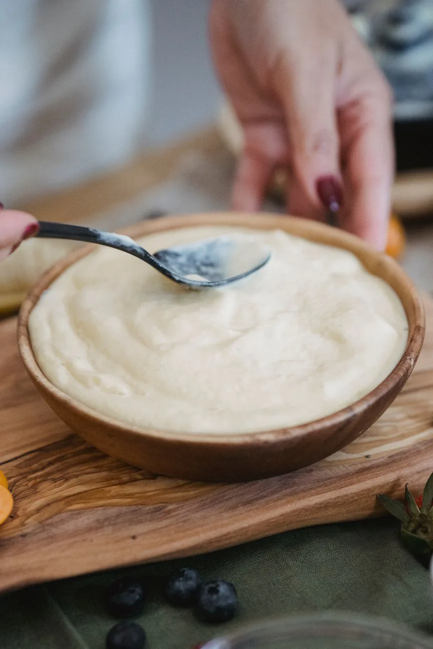 Creamy grits served in a warm bowl