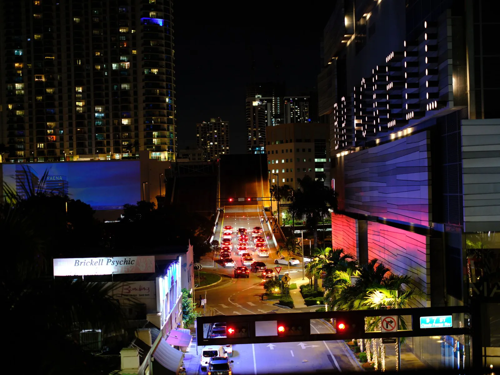 miami brickell night