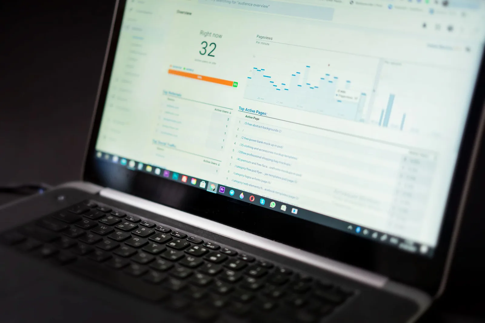 Search visibility and website performance illustration