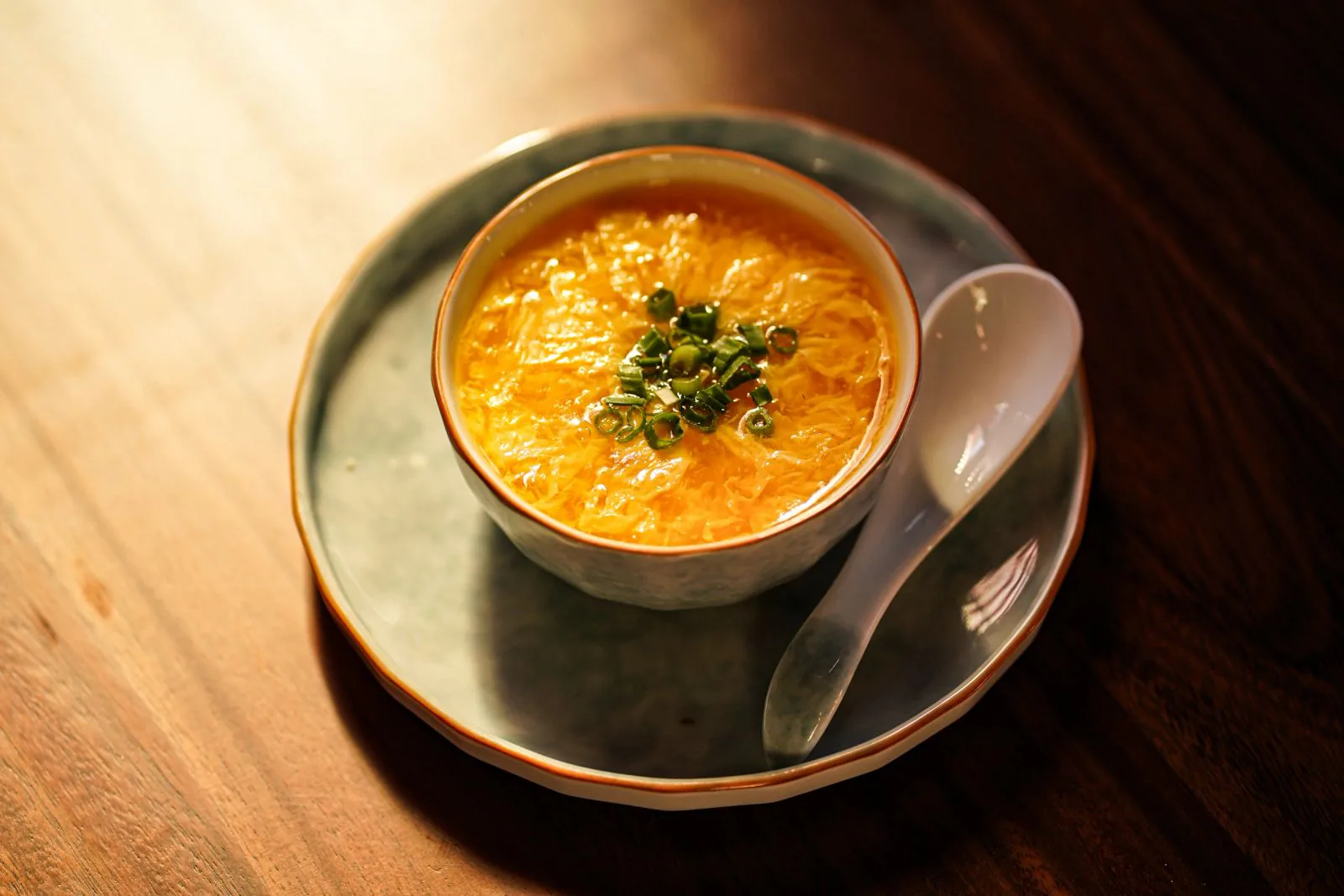 Egg drop soup at MiYa Chinese