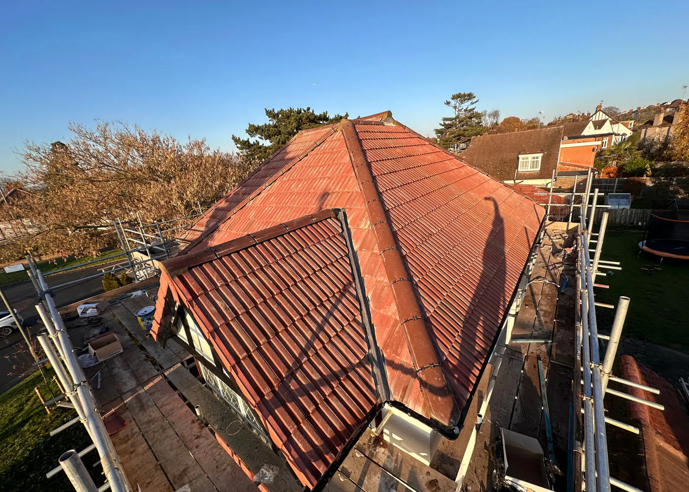 Completed roofing project by OG Roofing Solutions